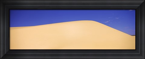Framed Desert in New Mexico with Blue Sky Print