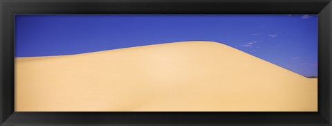 Framed Desert in New Mexico with Blue Sky Print