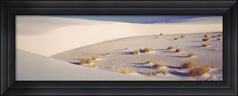 Framed View of the White Sands Desert in New Mexico Print