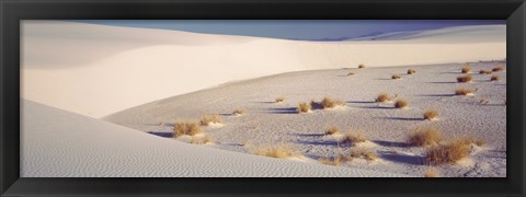 Framed View of the White Sands Desert in New Mexico Print