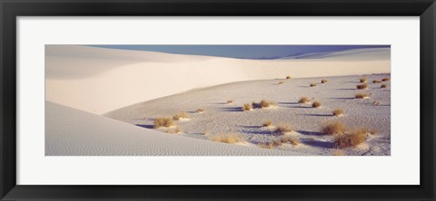 Framed View of the White Sands Desert in New Mexico Print