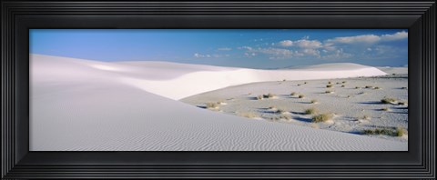 Framed Clouds Over the White Sands Desert Print