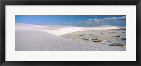 Framed Clouds Over the White Sands Desert Print