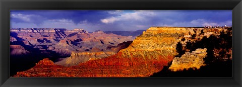 Framed Spectators at the Grand Canyon, Grand Canyon, Grand Canyon National Park, Arizona, USA Print