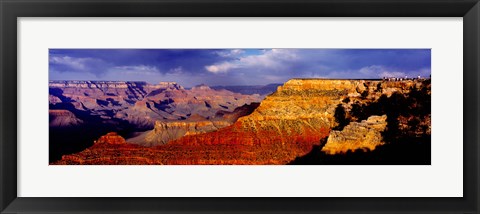 Framed Spectators at the Grand Canyon, Grand Canyon, Grand Canyon National Park, Arizona, USA Print