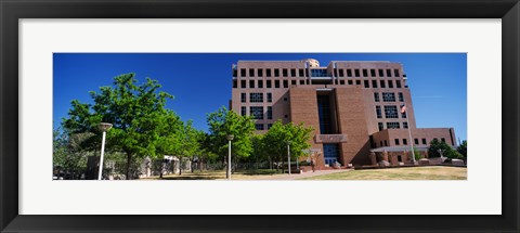 Framed Facade of a government building, Pete V.Domenici United States Courthouse, Albuquerque, New Mexico, USA Print