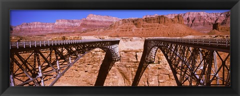 Framed Navajo Bridge at Grand Canyon National Park, Arizona Print