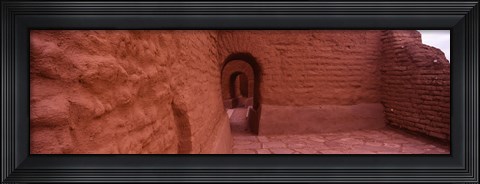 Framed Ruins at Pecos National Historical Park, New Mexico, USA Print