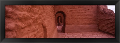 Framed Ruins at Pecos National Historical Park, New Mexico, USA Print