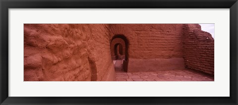 Framed Ruins at Pecos National Historical Park, New Mexico, USA Print