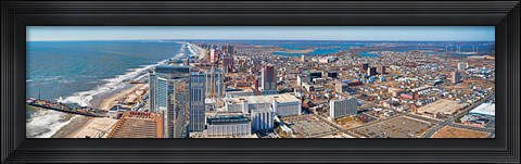 Framed Cityscape, Atlantic City, New Jersey, USA Print