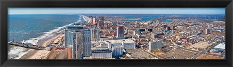 Framed Cityscape, Atlantic City, New Jersey, USA Print