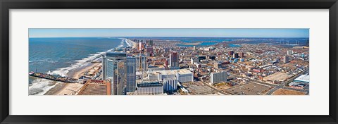Framed Cityscape, Atlantic City, New Jersey, USA Print