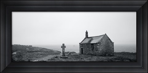 Framed St. Samson Chapel at Porspoder, Finistere, Brittany, France Print