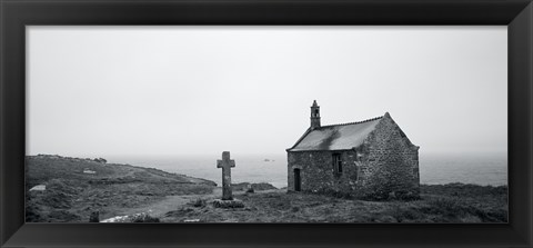 Framed St. Samson Chapel at Porspoder, Finistere, Brittany, France Print