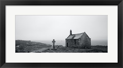 Framed St. Samson Chapel at Porspoder, Finistere, Brittany, France Print