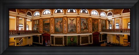 Framed Interiors of the Aula Magna, University of Havana, Havana, Cuba Print