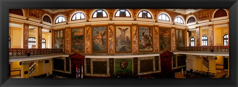 Framed Interiors of the Aula Magna, University of Havana, Havana, Cuba Print