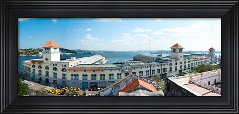 Framed Buildings at the harborfront, Sierra Maestra, Havana Harbor, Old Havana, Havana, Cuba Print