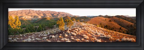 Framed Arkaba Station at sunset, Flinders Ranges, South Australia, Australia Print