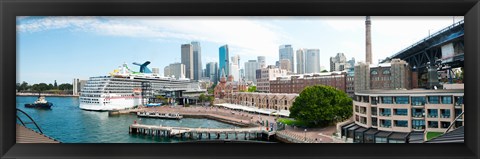 Framed Circular Quay, Sydney, New South Wales, Australia 2012 Print