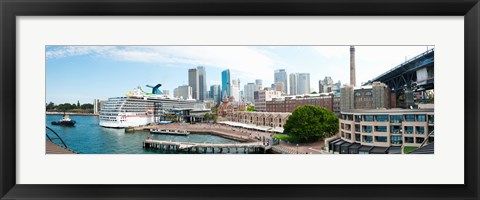 Framed Circular Quay, Sydney, New South Wales, Australia 2012 Print