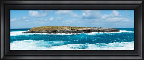 Framed Small island in the sea, Flinders Chase National Park, Kangaroo Island, South Australia, Australia Print