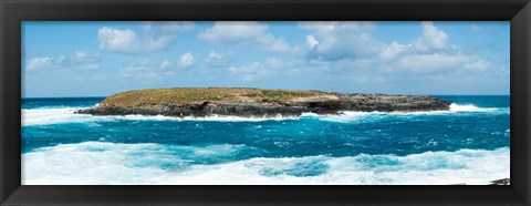 Framed Small island in the sea, Flinders Chase National Park, Kangaroo Island, South Australia, Australia Print