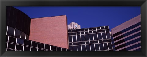 Framed Low angle view of a modern building, St. Louis, Missouri, USA Print