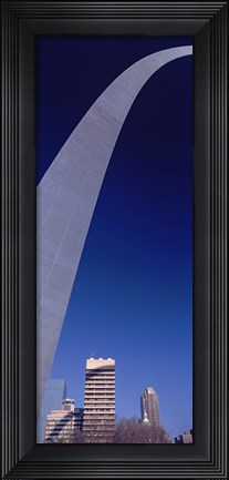 Framed Low angle view of the Gateway Arch, St. Louis, Missouri, USA 2013 Print
