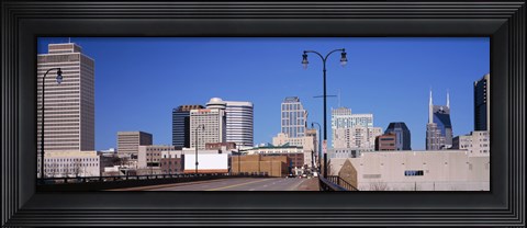 Framed Downtown Nashville, Tennessee Print