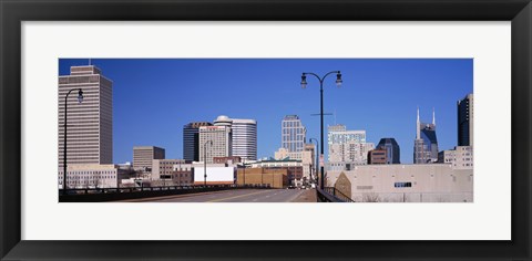 Framed Downtown Nashville, Tennessee Print