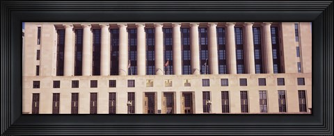 Framed Facade of a government building, Davidson County Courthouse, Nashville, Davidson County, Tennessee, USA Print
