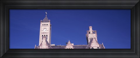 Framed High section view of the Union Station Hotel in Nashville, Tennessee, USA Print