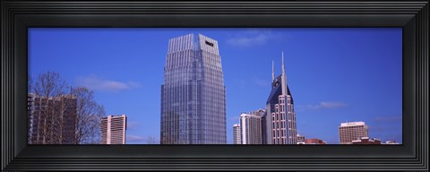 Framed Pinnacle at Symphony Place and BellSouth Building at downtown Nashville, Tennessee Print