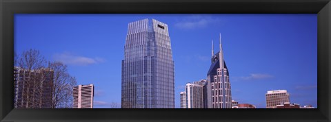 Framed Pinnacle at Symphony Place and BellSouth Building at downtown Nashville, Tennessee Print