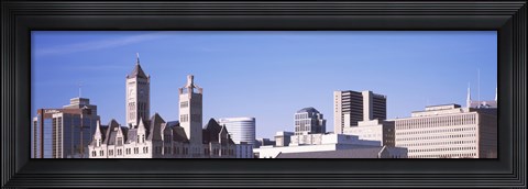 Framed Historic Union Station Hotel in Nashville, Tennessee, USA 2013 Print