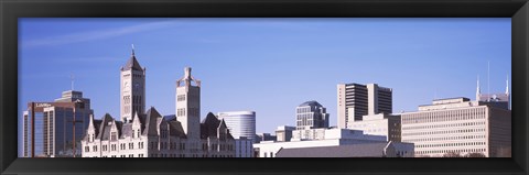 Framed Historic Union Station Hotel in Nashville, Tennessee, USA 2013 Print