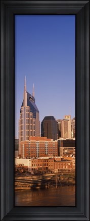 Framed Buildings in a city, BellSouth Building, Nashville, Tennessee, USA Print