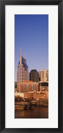 Framed Buildings in a city, BellSouth Building, Nashville, Tennessee, USA Print