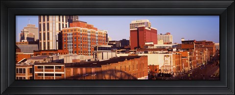 Framed Buildings in a downtown district, Nashville, Tennessee Print