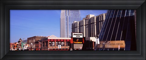 Framed Downtown district of Nashville, Tennessee Print