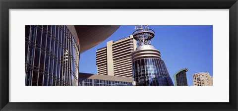 Framed Buildings in a city, Nashville, Tennessee Print