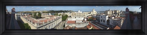 Framed High angle view of the city, Havana, Cuba Print