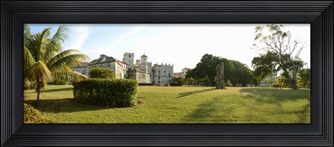 Framed Facade of a building, Havana, Cuba Print