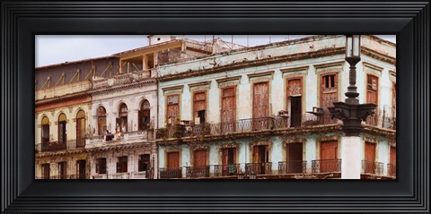 Framed Low angle view of buildings, Havana, Cuba Print