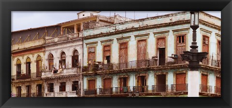 Framed Low angle view of buildings, Havana, Cuba Print