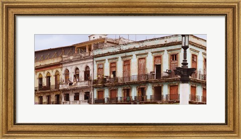 Framed Low angle view of buildings, Havana, Cuba Print