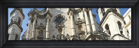 Framed Facade of a cathedral, Havana, Cuba Print