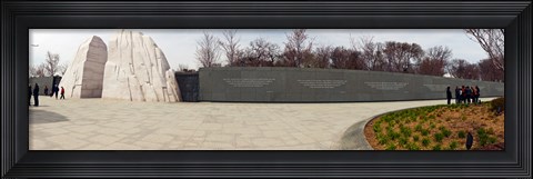 Framed Martin Luther King Jr. Memorial at West Potomac Park, The Mall, Washington DC, USA Print